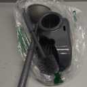 Toilet Brush and Plunger Set: 2-in-1 Heavy Duty Toilet Plunger and Bowl Brush Combo with Holder for Bathroom Cleaning - Grey