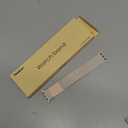 Tasikar Magnetic Bands Compatible with Apple Watch 42mm(Series 11/Series 10) 41mm 40mm 38mm Soft Silicone Replacement Loop Wristband for iWatch SE Series 11 10 9 8 7 6 5 4 3, Starlight-Pink