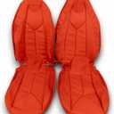  Synthetic Leather Car Seat Covers Seat Cushion Protector Waterproof - Red