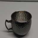 Moscow Mule Mugs, 16 OZ Black Hammered Mule Cup with 304 Stainless Steel Lining and Brass Handle, for Cold Drinks, Beer, Wine, Bars, Parties