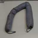 Door Draft Stopper, 48 Inch Weighted Under Door Noise Cold Air Blocker, Heavy Duty Sound Proof Draft Guard Gap Snake for Bottom of Doors and Windows (Gray)