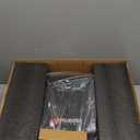 RUGCEL WINCH 12V DC Electric Portable Utility Winch 4500lb/2041kg Single Line Pull with Steel Mounting Plate, Integrated Hawse Fairlead and Synthetic Rope,Wiress Remote, Black