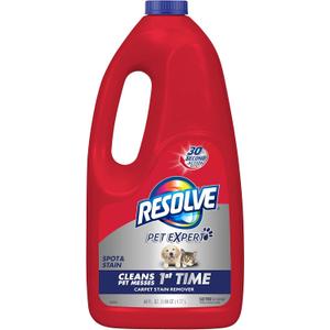 Resolve Pet Expert Carpet Spot & Stain Remover Spray Refill, Pet Stain and Odor Remover, Carpet Cleaner, 60 Oz