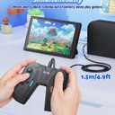 2 x FASTSNAIL Charging Grip for Nintendo Switch 2 (2025) for Joycon 2, Magnetic Controller Grip and Dock for Joy-con 2, Portable Charger Stand with LED Indicator, Play While Charging
