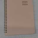 Academic Planner 2025-2026 For Women & Men, Monthly and Weekly Calendar Planner, Jul 2025 - Jun 2026, A5 (6.3" x 8.5"), Teacher Student Planning Book with Tabs, Ideal for Office School Supplies - Pink