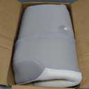 Cervical Neck Pillow, Memory Foam Pillows for Neck and Shoulder Pain Relief, 2 Heights Ergonomic Pillow with Breathable Ice Silk Cover, Neck Support Pillow for Stomach Sleepers White