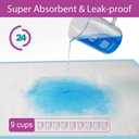 IMMCUTE Dog Pee Pads Extra Large 28"x34", X-Large Training Puppy Pee Pads Super Absorbent & Leak-Proof, XL Disposable Pet Piddle Pad and Potty Pads for Dogs, Puppies, Doggie (XLarge:28"*34"- 30 Ct)