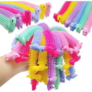 18Pack Stretchy Fidget Toy,Upgraded Sensory String,Colorful Stretchy Strings Fidget Toy for Kids,Adults,Autism,Stress Relief,Strengthen Arms,Build Resistance,Calm and Relax Present