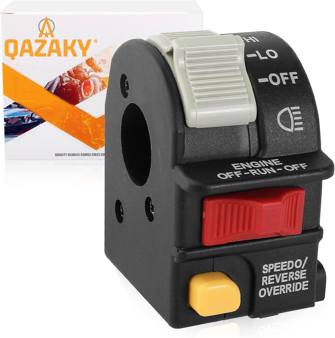Handlebar Headlight Hi/Lo Beam Light Kill Stop Switch Compatible with Polaris ATV ATP Magnum Scrambler Sportsman Trail Boss Xpedition Xplorer 325 330 400 425 500 600 700 800 4010560 4010591