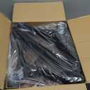 HOUSE DAY Black Velvet Hangers 50 Pack - Non Slip Felt Hangers Closet Essentials, Premium Space Saving Hanger, Gentle on Clothes, Sturdy Shoulder Design