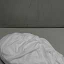 Twin Size Box Spring Cover with Smooth and Elastic Woven Material, Alternates for Bed Skirt, Wrinkle & Fading Resistant, Washable, Dustproof, White