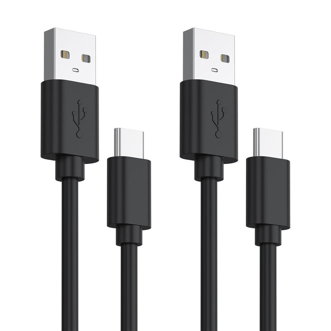 Meliya 2 Pack PS5 Controller Charging Cable, 3.3ft Replacement USB C Charging Cable for PlayStation 5 DualSense, Xbox Series S/Series X, Elite Series 2, Switch Controller