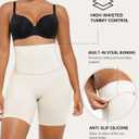 SHAPELLX Shapewear Tummy Control Shorts for Women Seamless High Waisted Body Shaper Thigh Slimming Underwear Girdle (White, XL)