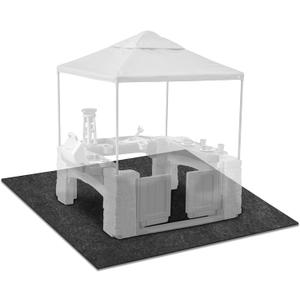 Kids Outdoor Playhouse Mat for Baby Toddlers, 61'' x 57'' Non Slip Washable Activity Rug Playhouse Accessories for Floor Home Ground Children Portable