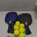 GARYE Pickleball Paddles Set of 4, Carbon Fiber Pickle Ball Paddle, USAPA Approved Lightweight Rackets 4 Pack for Adults and Teenagers, Includes 6 Balls, 1 Bag, and 4 Grip Tapes.