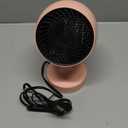 LIEWET Space Heater,Mini Space Heater,1200W Desk Heater for Office,160° Lateral Auto Oscillating,3 Gears Adjustable,PTC Ceramic Heating,Tipover & Overheat Protection,Fast Heating,Cold And Hot Air