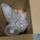 Roshtia 100 Pcs Plastic Snow Cone Cups with Stand and Straws Set Include 6 oz Clear Reusable Leakproof Shaved Ice Cups and Spoons Straws Party Supplies for Cocktail Dessert Appetizer Wedding Birthday