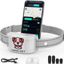 2-in-1 Bluetooth GPS Electronic Fence, Wireless Training Collar- No Subscription Required, Create Your Own Wireless Fence for Dogs, Waterproof Smart Charging Pet Outdoor Use,for Most of Dogs