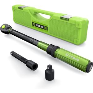 1/2 Drive Click Torque Wrench Dual-Range10-170.0ft.lb/13.60-230.5Nm3% Precision Torque Wrench, 72 Tooth Dual-Direction Adjustable for Bicycle, Moto, Car Maintenance 3 Pcs