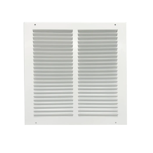 Rocky Mountain Goods Air Return Grille for 12"x12" Vent Opening - Heavy Duty Steel - Premium Finish - Includes Screws - Louvered Design - Paintable Vent Cover - Matte White - Consistent Air Flow