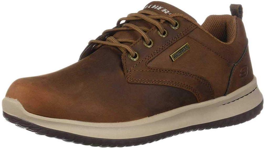 Skechers Men's Delson-Antigo Oxford (14, Cdb)