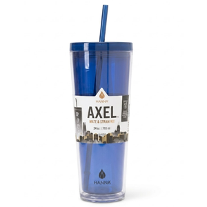 Manna Axel Tumbler Plastic 24oz Blue