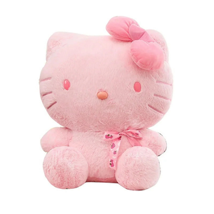Sanrio Pink Hello Kitty Doll Plushies Sakura Kt Cat Plush Toy Girl'S Gifts Cute Cartoon Doll Birthday Gifts For Girls 10 Inch Pink Plush