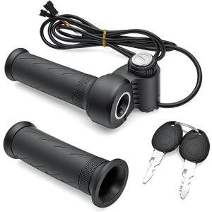 Q20 Full Twist Throttle Compatible with Ridstar Q20 Full Twist Throttle for 3-Pin Universal Ebike Throttle Waterproof Used for Upgrading Electric Scooters.