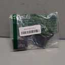 Guliffen 2 Pack Covered Aluminum Padlocks with Key, Black Locker Lock with Long Shackle for Gates, Fences, Toolboxes