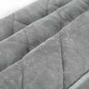 Universal Waterproof Heavy Duty Golf Cart Seat Cover - Gray, Cotton, for Club Car DS Precedent EZGO TXT RXV, 2-Person Seats with Armrests