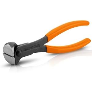 Bates- Nail Puller, 7 Inch, Orange, Nail Remover Tool, Cutting Pliers, Carpenter Tools, Staple Puller, End Cutting Pliers