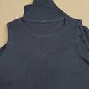 MANGOPOP Tank Top Body Suits Women Sexy Crew Neck Racerback Halter Ribbed Sleeveless Bodysuit for Women (Medium, D11 Sleeveless Navy Blue)