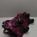 VOOWO Duffel Bag with Wheels - Rolling Foldable Expandable Duffle Bag with Wheel for Travel, Rolling Luggage Bag Carry On Travel Bag with Wheels, Large Wheeled Overnight Weekender Bags (Deep Purple)