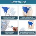 Wearable Urine Collector for Men External Catheter for Men Comfortable Secure Fit with Flexible Tubing for Everyday Home and Overnight Use, Elderly Men Blue, One Size