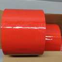 Juexica Construction Seaming Tape Red 3" x 55 Yards Sheathing Sealing Tape Underlayment for Foam Board Insulation, Vapor Barrier, House Wrap(6 Rolls)