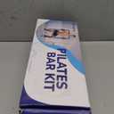 Pilates Bar Kit with Resistance Bands Natural Latex for Women & Men, Heavy-Duty Stainless Steel Multifunctional Yoga Pilates Stick for Home Gym Exercise Fitness Equipment Full-Body Workouts (Blue(20/40/60lbs))