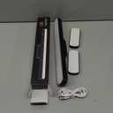 WILLED 3W Picture Lights for Wall, Rechargeable Battery Operated Picture Light, Wireless Wall Light with Remote, Dimmable & Timer Art Lighting for Paintings Wireless, Magnetic Gallery Light, Black