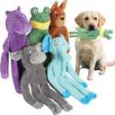 Dog Squeak Toys for Small, Medium & Large Dogs, Durable Chew Toy for Teething and Chewing, Tough Interactive Puppy Toy, 5-Pack, for Dogs