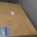 Yuzzy 24" x 36" Shed Windows with Tempered Glass and Fiberglass Screen, 2 Pack Small Sliding Windows for Shed, Chicken Coop, Playhouse, Household, Garage, Barns (White)