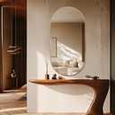 Oval Full Length Mirror, 60"30" Wall-Mounted Mirror with Metal Frame, Ultra-Clear Explosion-Proof Dressing Mirror, Simple and Classic Deco for Cloakroom/Bedroom/Living Room, Gold