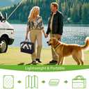 Smiry Waterproof Outdoor Rug 5x8 ft, Reversible Plastic Straw Patio Camping Rugs, Outdoor Indoor RV Mat Carpet for Patio, Outside Entry, Backyard, Deck, Bench, Picnic, Camper, Black & Beige