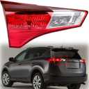 Tail Light Driver Side Inner Replacement for RAV 4 2013-2015 Rear Brake Lamp