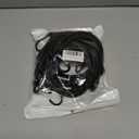 8-Pack Bungee Cords with Hooks & Carabiners - 24 Inch Bungee Rope (4 Hooks + 4 Carabiner Clips) - Heavy Duty Elastic Stretch Cords for Kayaking, Camping, Truck, Tarp, Gear Tie Down - Black