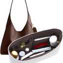 DOIAPUOS Dupont Paper Purse Organizer Inserts for brooklyn 28 Insert Keeps Tote Handbag（White）