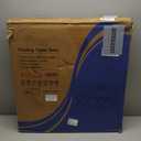 VECELO Kids Folding Activity Table and Chairs 5 Pcs Set, Portable, with Ultra Soft Padded Cushion, Orange