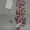 Christmas Santa String Lights Battery Operated,16FT 50LED Santa Claus Mini String Light Waterproof Sliver Wire Christmas Fairy Lights for Indoor Outdoor Party Festival Windows Yard Xmas Tree Decor