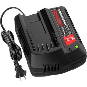 Powilling CMCB104 Replace for Craftsman V20 Battery Charger, Compatible with Craftsman 20V Max Lithium Battery CMCB202 CMCB204 CMCB201 CMCB206 CMCB209