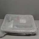 Stainless Steel Litter Box with Lid, Medium Enclosed Litter Tray with High Sided, Grey