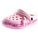 LYKFCBF Kids Fur Lined Clogs Warm Winter Slip-On Slippers for Boys Girls,Pink,30 (Pink)