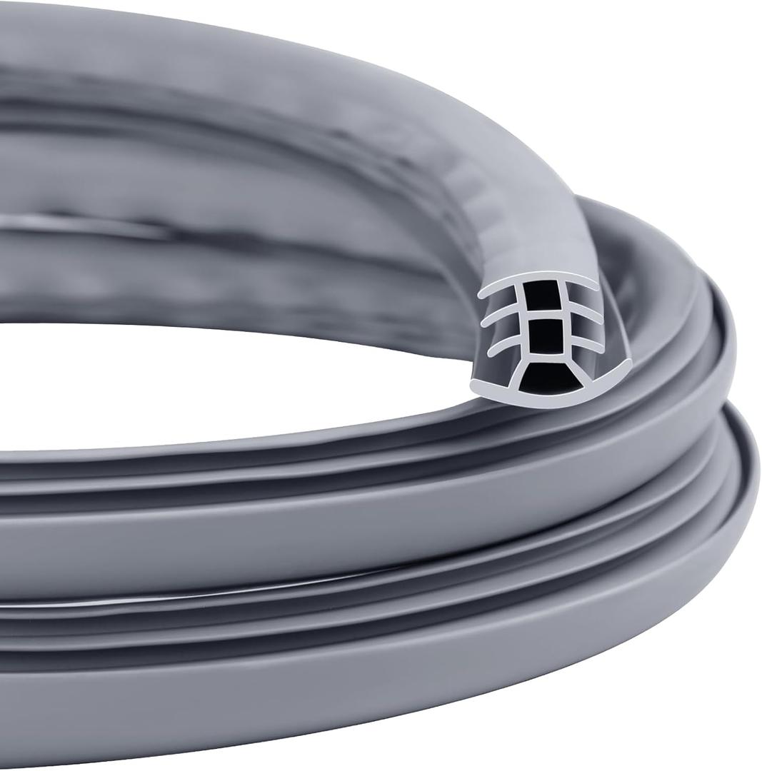 Flexible EPDM Rubber Strip (100 ft Long and 1 inch Wide) for Concrete Crack Repair and Replacement - Weather and Aging Resistant Expansion Joint Filler for Driveways and Sidewalks